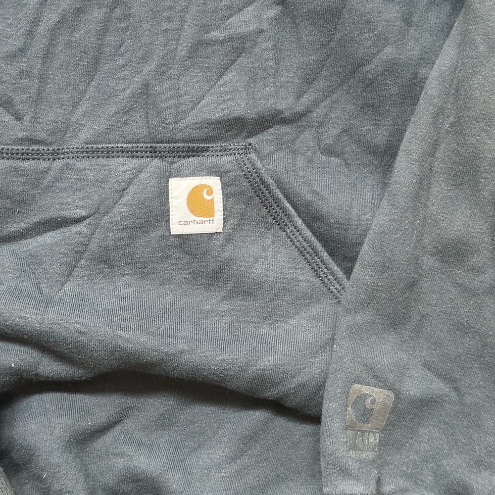 Carhartt Men's Black Hoodie - Picture 2 of 3